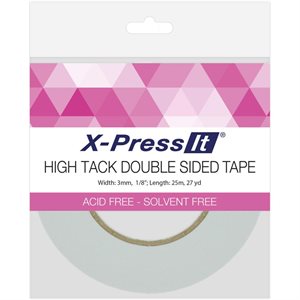 X-Press It High Tack Double-Sided Tissue Tape .125"X27yd