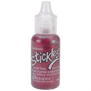 Ranger Stickles Glitter Glue .5oz Cranberry