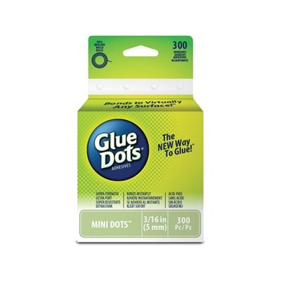 Glue Dots Clear Dot Roll-Mini .1875" 300 / Pkg