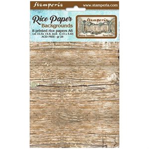 Stamperia Assorted Rice Paper Backgrounds A6 8 / Sheets-Songs