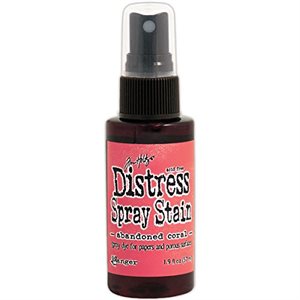 Tim Holtz Distress Spray Stain 1.9oz-Abandoned Coral