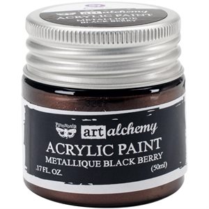 Acrylic Paint 1.7 Fluid Ounces Metallique Black Berry