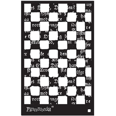 Finnabair Stencil 6"X9"-Mind Games