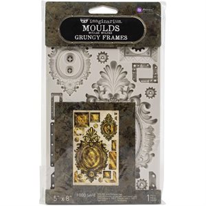 Finnabair Decor Moulds 5"X8"-Grungy Frames