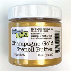 Crafter's Workshop Stencil Butter 2oz-Champagne Gold