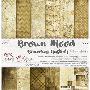 Craft O' Clock - Brown Mood 12x12