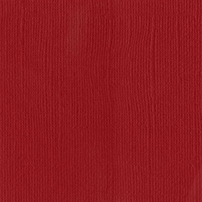 Bazzill Mono Cardstock 12"X12" Bazzill Red / Classic
