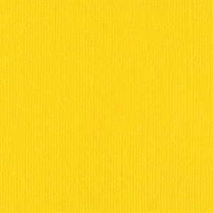 Bazzill Mono Cardstock 12"X12" Yellow / Classic