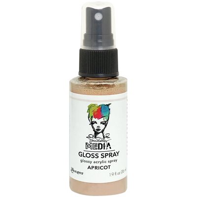 Dina Wakley Media Gloss Sprays 2oz-Apricot