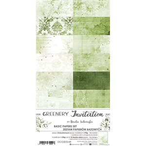 Craft O' Clock - Greenery Invitation 6x12