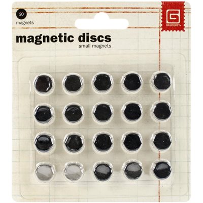 Magnetic Discs .375" 20 / Pkg 1 / 32" Thick