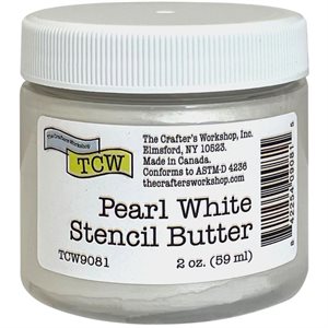 Crafter's Workshop Stencil Butter 2oz - pearl white
