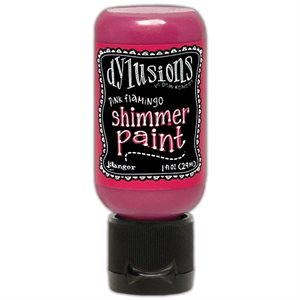Dylusions Shimmer Paint 1oz-Pink Flamingo