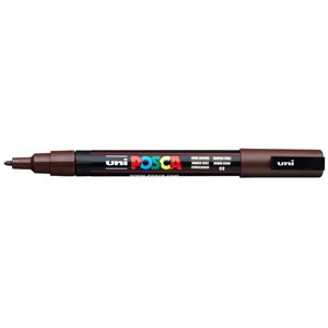 POSCA 3M Fine Bullet Tip Pen-Dark Brown