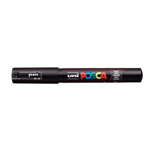 POSCA 1M Extra-Fine Bullet Tip Paint Marker-Black