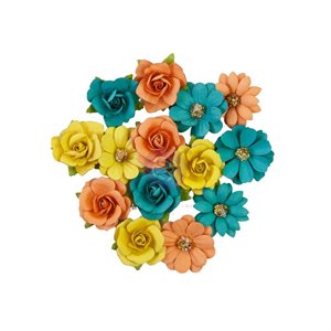 Prima Marketing Mulberry Paper Flowers Stronger / Majestic