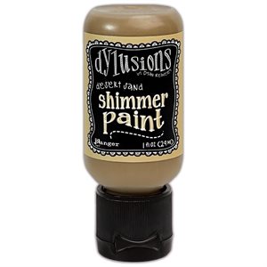 Dylusions Shimmer Paint 1oz- Desert Sand