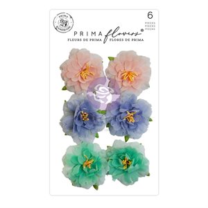 Prima Marketing Fabric Flowers Soft Pastels / The Plant Depar