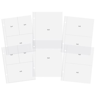Simple Stories Sn@p! Pocket Pages For 6"X8" Binders 12 / Pkg