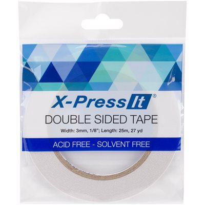 X-Press It Double-Sided Tape 3mm-.125"X27yd